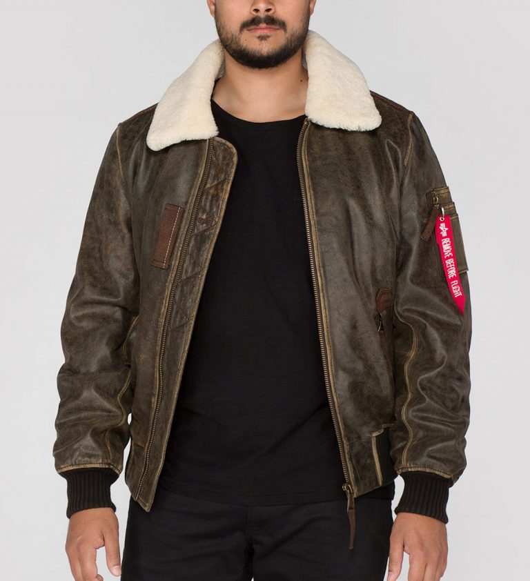 ALPHA INDUSTRIES Lederjacke Injector III - Code 69 street ...